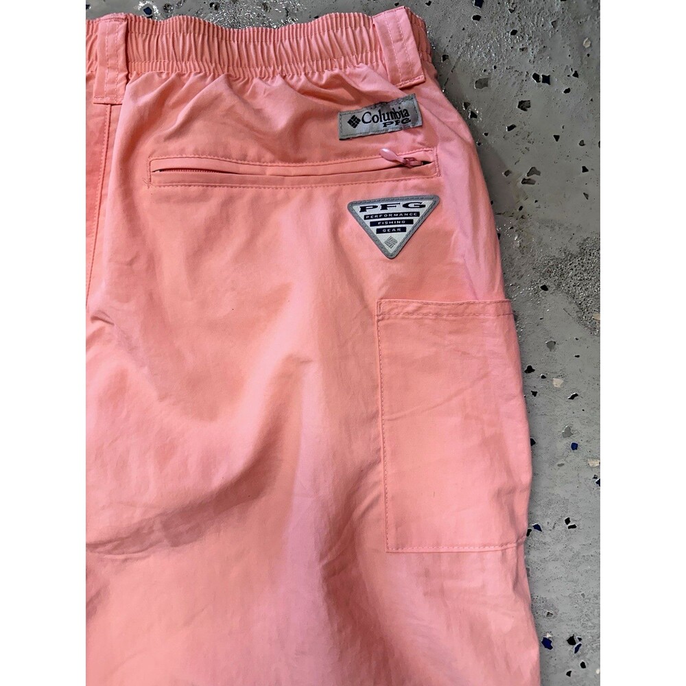 Columbia Men's 8" Back Cast III Gulf Stream Omni Shade Water shorts Peach XXL - Picture 6 of 7